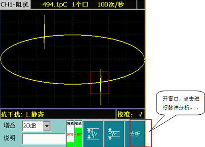 開相位窗并進(jìn)行單脈沖分析